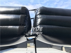 Factory Price DWF Material Inflatable Basketball Airtrack Sport Court For Trampoline Hall Arena Jyue-SC-008