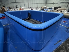 Commercial Customized Outdoor Portable Drop Stitch Dwf Kids Adults Durable Inflatable Swimming Water Pool Large Inflatable Pool