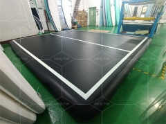 trampoline park custom multi-sport soft bouncy floor basketball air track Arena sport court inflatable Air Court Jyue-SC-014