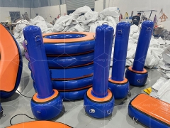 New Design Commercial Inflated Ninja Course Obstacles Kit Swing Slackline Set Ninja Warrior For Adults And Kids Adventure Park