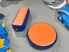 New Design Commercial Inflated Ninja Course Obstacles Kit Swing Slackline Set Ninja Warrior For Adults And Kids Adventure Park