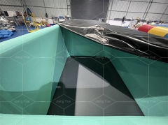 Commercial Customized Outdoor Portable Inflatable Pool Drop Stitch Fabric Dwf Kids Drop Stitch Pool