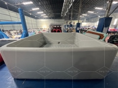 Oem Folding Outdoor Inflatable Swim Pool Drop Stitch Pvc Swimming Pool Inflatable Large Swimming Pool for Kids and Adults