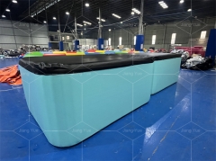 Commercial Customized Outdoor Portable Inflatable Pool Drop Stitch Fabric Dwf Kids Drop Stitch Pool