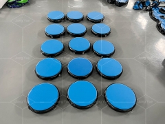 Hot Selling Air Track Crawl Bridge Ninja Warrior Obstacles Course Sport Park Inflatable Swing Steps For Trampoline Park