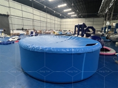 Customized New Round or Square Drop Stitch Inflatable Hot Tub Pvc Material Big Size Swimming Pool for Adults Party Plunge