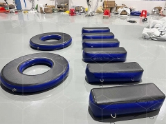 Parkour Gym Training Equipment Air Track Crawl Bridge Ninja Warrior Obstacle Course Inflatable Obstacle For Kids