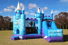 frozen bouncy castle with slide Jyue-IC-086