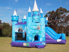 frozen bouncy castle with slide Jyue-IC-086