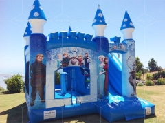 frozen bounce house with slide Jyue-IC-087