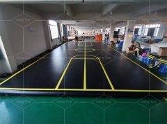 OEM Big Size Air Track Inflatable Gymnastic Inflatable Basketball Court Mat Airtrack Sport Court Jyue-SC-010