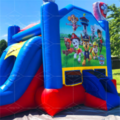 paw patrol bouncy castle with slide Jyue-IC-088