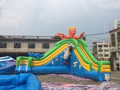octopus Inflatable Water Park on Land with Factory Price for Outdoor Kids N Adults Water Activities Above Ground