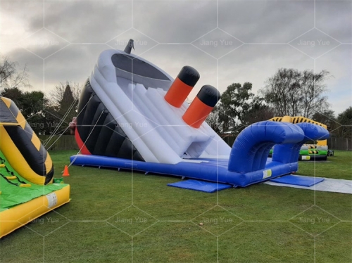 titanic inflatable slide Jyue-IWS-004