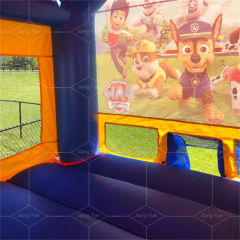 paw patrol bouncy castle with slide Jyue-IC-088