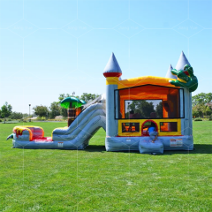 dinosaur bounce house with slide Jyue-IC-080