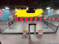 Drop Stitch Material Sports Equipment Indoor Air Track Floor Inflatable Basketball Court Jyue-SC-006