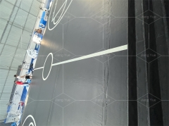 Parkour trampoline park airtrack Equipment air floor tumble track inflatable air track basketball court Jyue-SC-009