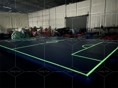 New style sports game outdoor air track floor football inflatable basketball court for sale Jyue-SC-011