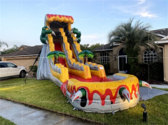 dinosaur inflatable water slide Jyue-IWS-054