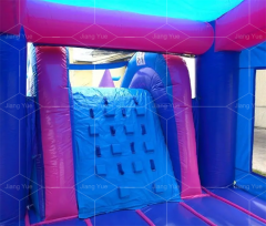 pink bounce house with slide Jyue-IC-090