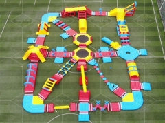 Aquapark Inflatable Floating Water Park For Adult