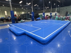 New style sports game outdoor air track floor football inflatable basketball court for sale Jyue-SC-011