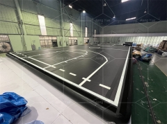 Drop Stitch Material Sports Equipment Indoor Air Track Floor Inflatable Basketball Court Jyue-SC-006