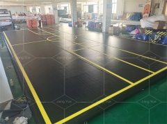 OEM Big Size Air Track Inflatable Gymnastic Inflatable Basketball Court Mat Airtrack Sport Court Jyue-SC-010