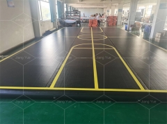 OEM Big Size Air Track Inflatable Gymnastic Inflatable Basketball Court Mat Airtrack Sport Court Jyue-SC-010