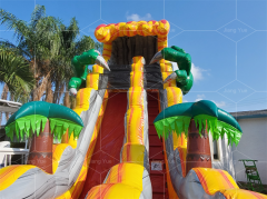 dinosaur inflatable water slide Jyue-IWS-054