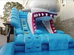 inflatable water slide shark Jyue-IWS-010