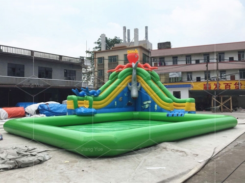 octopus Inflatable Water Park on Land with Factory Price for Outdoor Kids N Adults Water Activities Above Ground