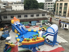 Cheer Amusement inflatable water slip n slide Castle octopus Themed Inflatable Water Park