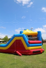 spiderman bouncy castle with slide Jyue-IC-044