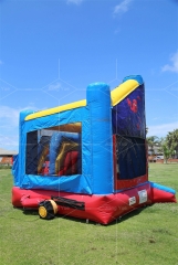 spiderman bouncy castle with slide Jyue-IC-044