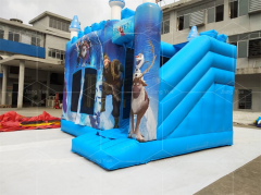 frozen bounce house with slide Jyue-IC-087