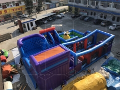 Factory Price Durable Funny Children Adults Large Indoor Inflatable Playground Theme Park Center