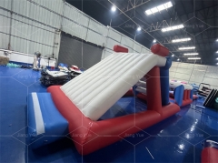 New Design Floating Aqua Park Pool Track Inflatable Obstacle Course