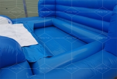 Outdoor Dragon Inflatable Animal Water Slides Long Commercial Inflatable Hippo Slide