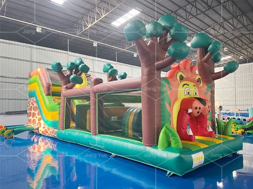Hot Selling Obstacle Course Inflatable Bouncy Castle Funny Outdoor Sports