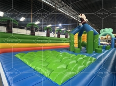 Animal Outdoor Inflatable Playground for Kids Inflatable Amusement Funcity Playground