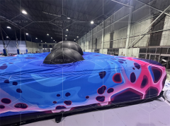Commercial Trampoline Park Soft Cover Landing Airbag Foam Pit Jump Air Bag Inflatable Gymnastics Jump Airbag With Big Ball