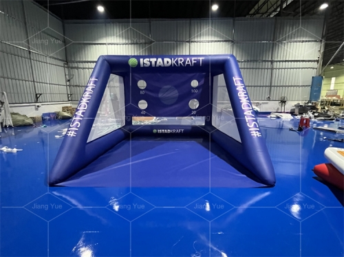 Inflatable Free Kick Soccer Game Durable Inflatable Soccer Goal with Balls