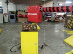 Hot Inflatable Wipeout Obstacle Course For Sale , Inflatable Meltdown Game Machine Sale