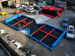 Outdoor Inflatable Zorb Ball Track Hamster Ball Race Track for Adult Game