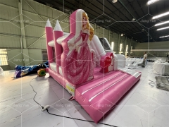 Pink Bounce House Inflatable Toys Outdoor Bouncer Kids Inflatable Bouncer Jumping Castle for Sale