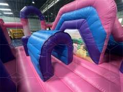 Barbii Girls Party Jumping Castle Slide Game Inflatable Bouncer Pink Bounce House for Sale