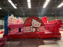 6x6m Hello Kitty Inflatable Bounce House Slide Combo