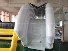 Custom Durable Tarpaulin PVC Inflatable Yacht Boat Water Slide for Sale